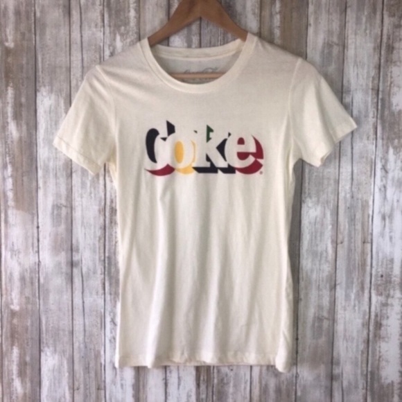 Coke Cream Outline Tee - Picture 1 of 4